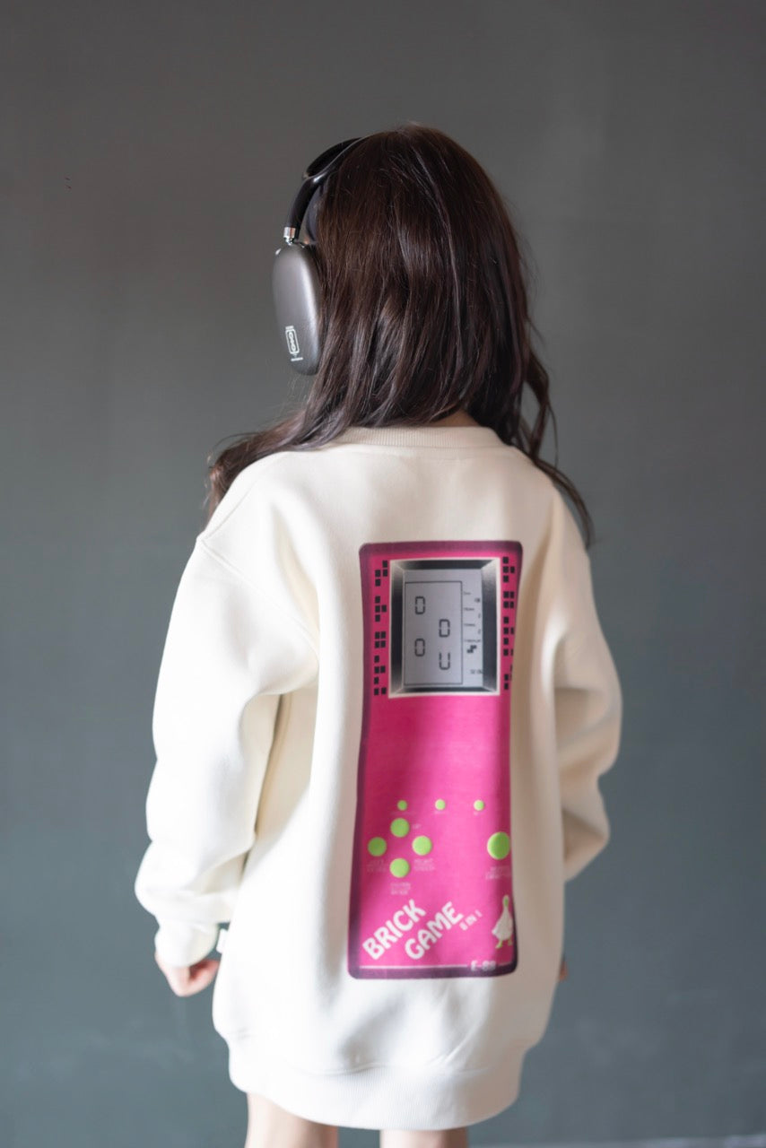 Gaming Long Sleeve Sweater Dress